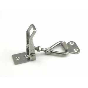 Loquet d'angle réglable en acier inoxydable 304, pêne de porte, pince de verrouillage, boucle de boîte, serrure de meuble, style industriel durable - Product Image 4