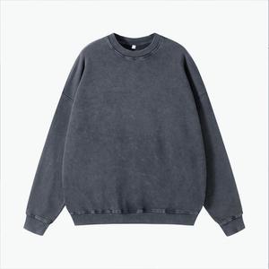 Compañero Verde |   Sudadera Jersey de 420g, Estilo Americano, Lavada, Vintage, con Estampado Batik, Cuello Redondo, Diseño Retro de Corazón, Puro Algodón - Product Image 5