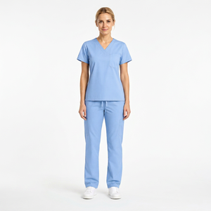 Tenues médicales unisexes en polyester tricoté avec logo personnalisé pour hôpitaux – Vente en gros, Fabricant OEM - Product Image 1