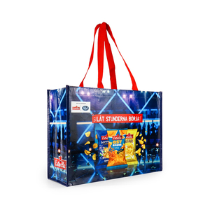 Wholesale Custom Eco-Friendly RPET Woven Tote Shopping Bag Reusable Recyclable Environmentally Degradable Letter Logo Printing
