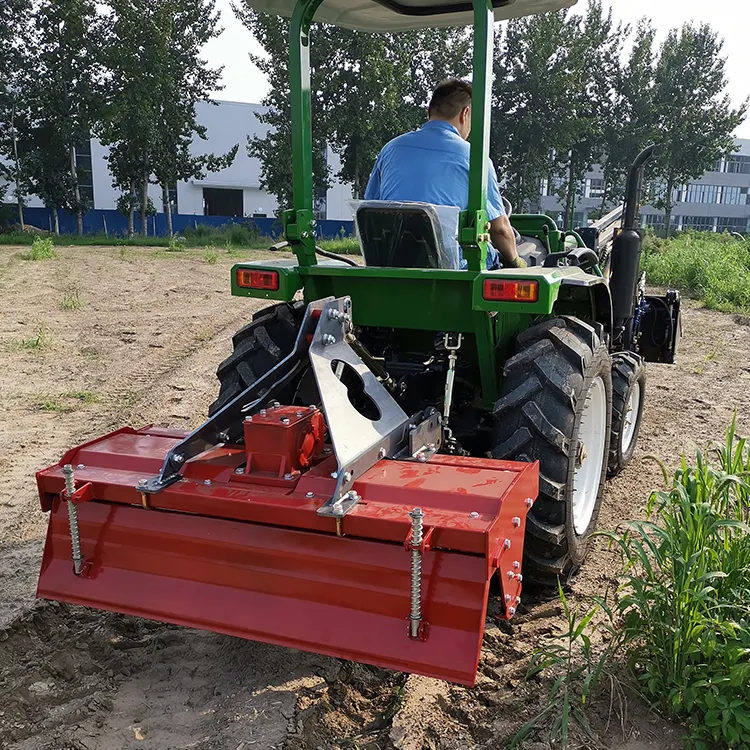 Motocultor rotativo mi-heavy, máquina de granja de campo de arroz, cultivador rotativo de 3 puntos Pto