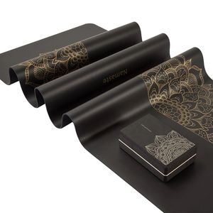 <span class=keywords><strong>Tapis</strong></span> <span class=keywords><strong>de</strong></span> yoga personnalisé en PU, <span class=keywords><strong>tapis</strong></span> en <span class=keywords><strong>caoutchouc</strong></span> naturel antidérapant, coussin <span class=keywords><strong>de</strong></span> soutien antidérapant, <span class=keywords><strong>tapis</strong></span> portable pour Pilates, inversion, équilibre, méditation - Product Image 2