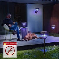 Solar Bug Zappers Light Outdoor Muggenafstotende Waterdichte Tuinlampen voor Achtertuin Patio Gazon Pathway Camping Tuin
