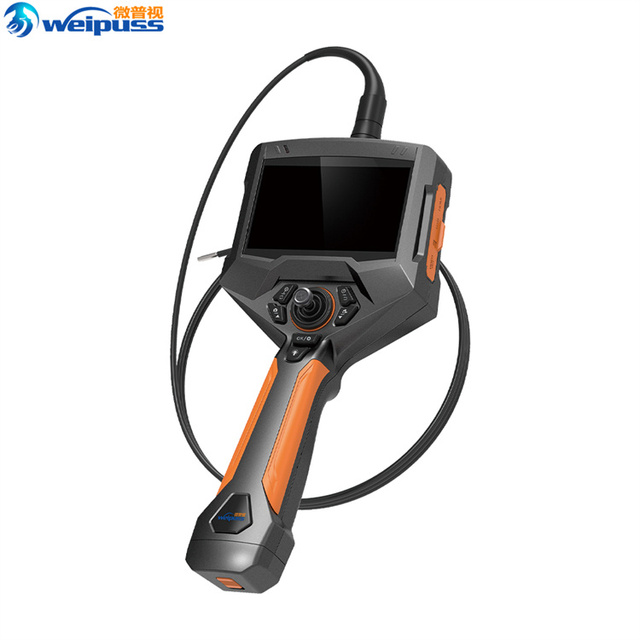 GM40 High-Resolution Industrial Video Endoscope with 1 Million Pixels Dual 4mm Camera Lenses Mini CMOS Sensor Joystick