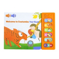 Livre d'histoires audio personnalisé pour enfants, avec fonction de lecture par pression, contenu de page personnalisé, son, jouet éducatif pour l'apprentissage précoce