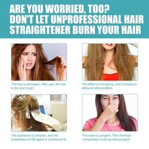 2025 Popular protege las cutículas del cabello que suaviza y moldea fácilmente la crema correctora de proteínas para alisar el cabello - Product Image 3