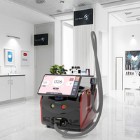 Appareil d'épilation au laser portable certifié CE médical avancé 1200W, laser diode 755/808/1064nm pour le resserrement de la peau