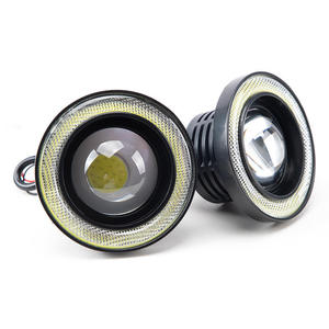 ไฟเดย์ไลท์ DRL สว่างพิเศษ 12V ขนาด 2.5 นิ้ว 3 นิ้ว 3.5 นิ้ว (64 มม. 76 มม. 89 มม.) แบบ COB LED Angel Eyes สำหรับรถยนต์และมอเตอร์ไซค์ - Product Image 3