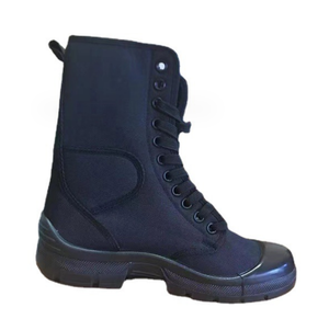 HBC04 <b>Navy</b> BLue color Africa Boots <b>Accessories</b> jungle canvas boots - Product Image 2