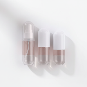 Flacon de voyage cosmétique en PET de qualité supérieure 30ml 40ml 50ml avec pompe à lotion et pulvérisateur pour pilules et capsules - Product Image 1