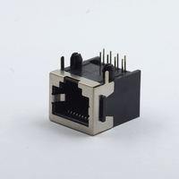 Conector Hembra RJ45 Ethernet Cat6 con Blindaje, Enchufe Modular de Internet de 1.5A, 10 Puertos y 8 Núcleos para un Rendimiento Óptimo