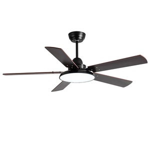 Scandinavian phong cách <span class=keywords><strong>LED</strong></span> Đèn quạt trần cho hộ gia đình giản dị và nhà hàng gió cao tần số biến cho phòng khách - Product Image 4