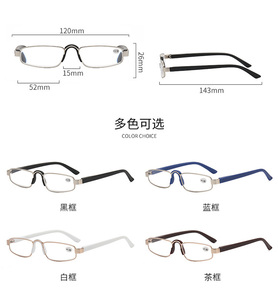 Sparloo-gafas de lectura 9014 de metal <span class=keywords><strong>para</strong></span> hombre, <span class=keywords><strong>lentes</strong></span> de lectura delgadas y cómodas con visión clara, de <span class=keywords><strong>la</strong></span> mejor calidad a granel - Product Image 2