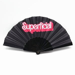 Dày vải tay fan hâm mộ tùy chỉnh nhựa tay Fan xử lý Gậy Quạt tre - Product Image 3