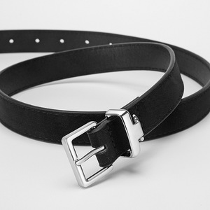 Nouveau 2.3CM de large <span class=keywords><strong>ceinture</strong></span> en daim femmes Faux cuir dames taille <span class=keywords><strong>ceinture</strong></span> pour jean robe décontracté carré argent boucle - Product Image 4