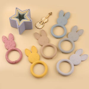 Juego de <span class=keywords><strong>mordedor</strong></span> de silicona sin BPA 2025 con una caja con forma de Animal, <span class=keywords><strong>mordedor</strong></span> para bebé, juguetes para masticar - Product Image 5