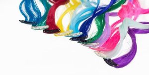 คลิปต่อผมสีสันสดใส 22 ชิ้น สำหรับผู้หญิง ต่อผมเส้นสังเคราะห์หลากสี - Product Image 2