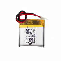 Baterai Lithium-ion Polymer LiFePO4 High Performance HZ 502020 Silver Soft Pack 3.7V 150mAh dengan Proteksi Pengosongan 500 Siklus