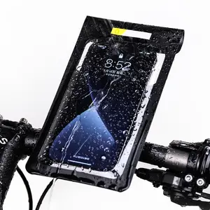 กระเป๋าใส่โทรศัพท์สำหรับจักรยานกันน้ำกระเป๋าสำหรับถือโทรศัพท์มือถือด้านล่าง7.2"