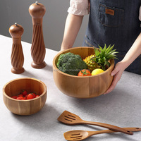 Woodsun Bol à Salade en Bois d'Acacia Petites Grandes Tailles Chine