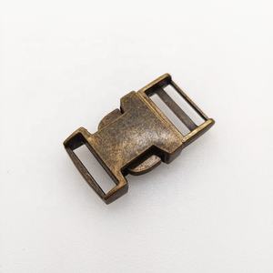 Boucle à dégagement rapide pour collier de chien, harnais, sac à dos et sangle en toile - Style vintage classique, boucle en métal personnalisée JOM-020 - Product Image 4