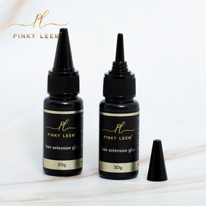 Colle capillaire imperméable à tenue forte UV Pinky Leem Private Label pour la fixation de la dentelle élastique et le dissolvant 20 ml pour les extensions de cheveux - Product Image 2