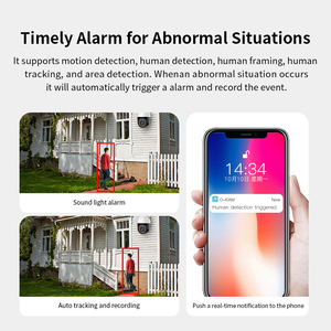 กล้องวงจรปิด O-Kam Pro สำหรับภายนอกอาคาร เพื่อความปลอดภัยในบ้าน แสงสีดำ ภาพสีเต็มรูปแบบ รองรับเครือข่าย WiFi แบบดูอัลแบนด์ กล้อง IP - Product Image 3