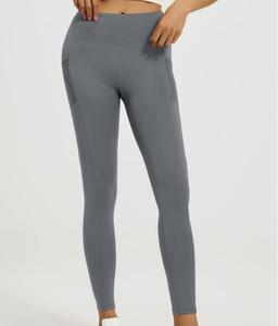 High Waist Yoga Pants with Mesh Side Pockets, Tummy Control <b>Butt</b> <b>Lifting</b> Workout <b>Leggings</b> for Women, Thin & Elastic - Product Image 4