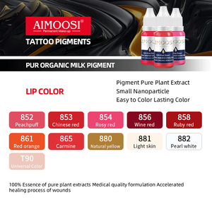Aimoois-pigmento microblading profesional para <span class=keywords><strong>cejas</strong></span> y labios, tinta de tatuaje, pigmentos de maquillaje Orgánico permanente - Product Image 2