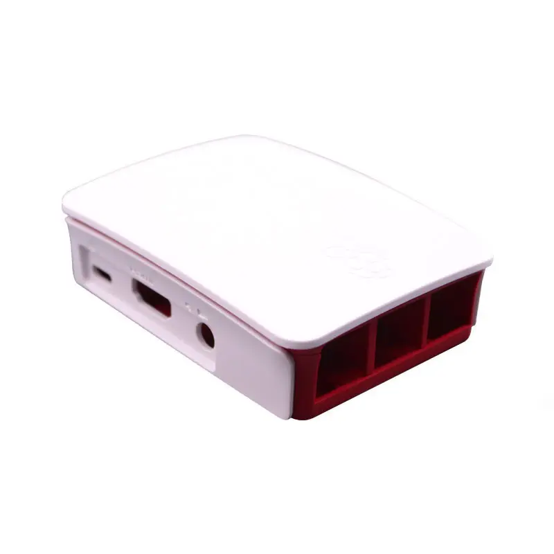 Case Abs Enclosure Box Shell Red+White Plastic Protective Raspberry Pi 3 Model B Starter Board Kit