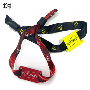 חד פעמי 13.56mhz הלהקה miffare ultralight ev1 <span class=keywords><strong>rfid</strong></span> ארוג צמיד חד פעם אחת בד כרטיס בד כרטיס בד פעם - Product Image 3