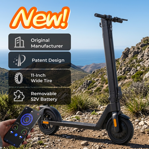 Monopattino Elettrico D01 per Adulti, Nuovo Modello Top di Gamma, Alta Velocità 55km/h, Lunga Autonomia, Ruote da 11 Pollici, con Batteria Rimovibile da 52V - Product Image 1