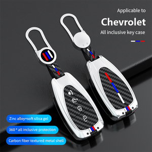 Custodia per chiave auto per Chevrolet Onix Equino Orlando Cruze Spark Sonic Camaro Volt Bolt Trax Malibu Blazer Traverse Seeker - Product Image 5