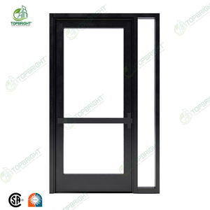 Topbright pintu etalase Hotel komersial Modern, keamanan eksterior kaca ganda berbingkai aluminium kedap suara dapat dilipat - Product Image 5