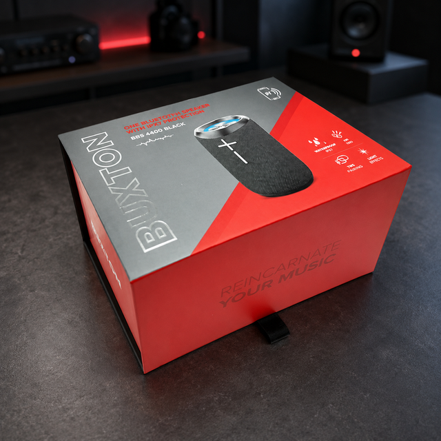 Luxury Rigid Paper Speaker Gift Box Custom Packaging for Bluetooth Audio Products and Electronics Retail