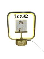 Lampe de bureau LED carrée avec cadre photo imprimé UV, décoration cadeau, veilleuse d'ambiance intérieure, affichage de souvenirs pour la maison