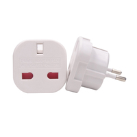 Adaptateur de voyage 10/16A Type G vers Type C, E, F, prise britannique vers prise européenne, prise de conversion 9625 pour l'Espagne, la France, l'Italie