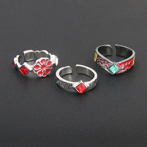 Anillo Ajustable de Alta Calidad en 13 Colores, Estilo Espada Nichirin de Tanjirou Hashira, Anillo de Aleación para Cosplay - Product Image 6
