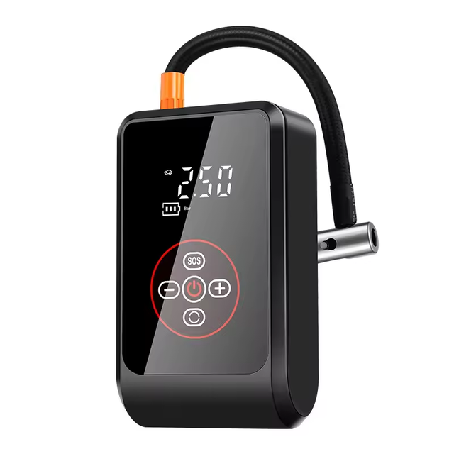 Multifunctional Portable Battery Car Jump Starter With Tire Inflator 4000mah Bike Ball Air Pump Compressor
