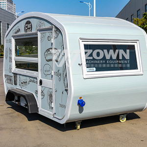 Outdoor <b>BBQ</b> Food Cart Trailer Mobile Kitchen with Grill Fryer for Burger Hot Dog Fried Chicken - Product Image 3