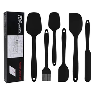 Baking <b>Tool</b> Set 6PCS Non-Stick and Heat-Resistant <b>Silicone</b> Spatula Set Utensil Cooking <b>Tools</b> for Food & BBQ - Product Image 1
