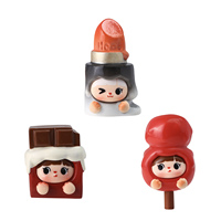 Boîtes mystères de figurines de dessins animés Kawaii pour filles, mignonnes et originales, pour la décoration de la maison et du bureau, objets de collection en résine