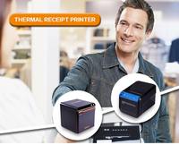 Kongta ACE V1 Printer penerimaan termal, kecepatan cetak tinggi 350mm 80MM teknologi canggih berkedip pesanan pendapatan NFC