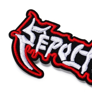 Cá nhân thêu dệt tag các bản vá lỗi Đan nhãn tùy chỉnh dệt kim chết cắt Sticker - Product Image 4