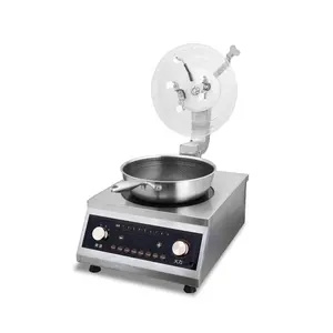 Restaurant Hotel Canteen Electric Stir Fryer Induction Cooking Automatic Rice Frying Machine