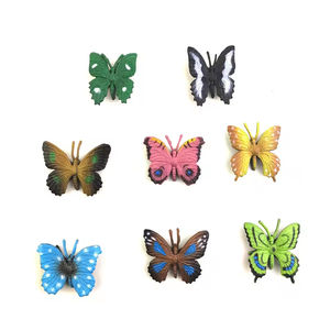 Figurines d'insectes en PVC massif en gros, figurines d'animaux, jouets papillons, jouets papillons miniatures - Product Image 2