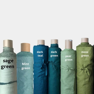 Vente en gros 115 ''tissu de lin adouci 100% lin lavé tissé cour uni pour Textile de maison filles garçons robes coussin industriel - Product Image 1