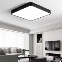 CCT Modern lampu kantor persegi Led dapat dipilih lampu gantung led pencahayaan linier dalam ruangan untuk dekorasi dalam ruangan