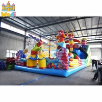WODI Château Gonflable Commercial Classique en PVC de 0,55 mm, Combo de Château Gonflable Commercial pour Enfants et Adultes, OEM Disponible