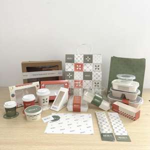 Confezione Premium per Pasticceria in Stile <span class=keywords><strong>Ins</strong></span>, Scatola Verde Personalizzabile con Logo, Sacchetto di Carta per Asporto per Negozi di Dolci - Product Image 1